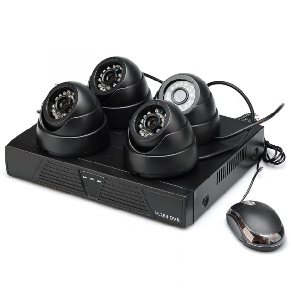 4 channel cctv security system with mini dvr