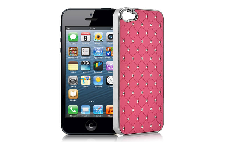 iphone 5 case pink rhinestone