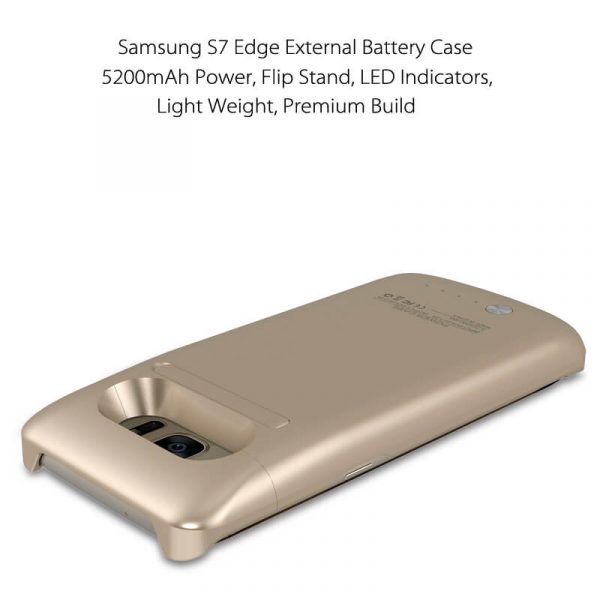 samsung s7 edge external battery case 5200mah power
