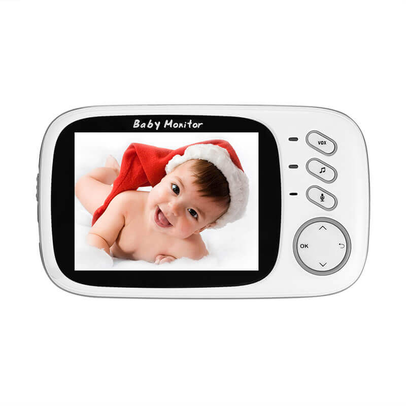 wireless baby monitor 3.2 inch display temperature